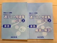 週テスト問題集 6年 上下 社会 夏期講習 6年 夏 実力完成問題集 6年上 予習シリーズ】四谷大塚2023年度版週テスト問題集 6年上下算理社セット