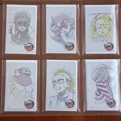 鬼滅の刃 無限城編 ムービーチケット風コレクションカード 6枚セット