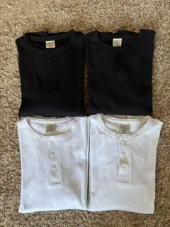 まとめ売り　AVIREX RIB L/S HENLEY NECK T-SHIRT