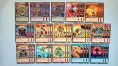 遊戯王 ラッシュデュエル 獣機界 獣戦士族 デッキパーツ 40枚