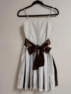 MATIRESSE バイカラープリーツドレスワンピース リボン ヤマダヤ