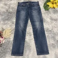 23区デニム 美脚ストレッチデニムパンツ 38サイズ インディゴ 定番 綿混のサムネイル