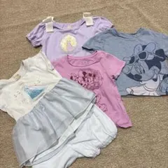 プティマイン・GAP 女の子　ディズニー　100センチ　４着セットのサムネイル