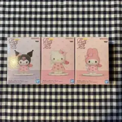 マイメロディ・クロミ ・キティFluffy Puffyフィギュア2体セット