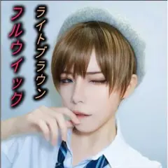 フルウィッグ ウィッグ かつら 人気 原宿 自然 ライトブラウン