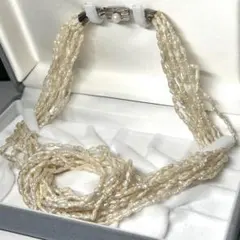 【10連】 ケシパール 51g 60cm SV金具 ネックレス レディース