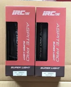 新品２本　IRC ASPITE PRO Super Light アスピーテ　プロのサムネイル