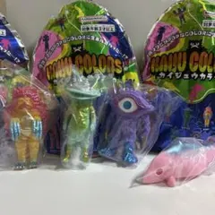 カイジュウカラーズ　ガラモン　カネゴン　ガンQ ガヴァドン　4体セット