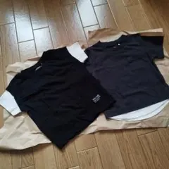 ELFINDOLL クラシック Tシャツ2枚セット 記名済 90サイズ 黒/白