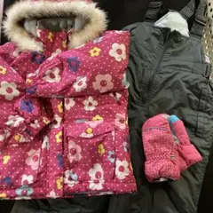 CCLTEAM 花柄スキーウェア 120サイズ