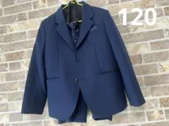 ネイビースーツと水玉ネクタイ セット 120