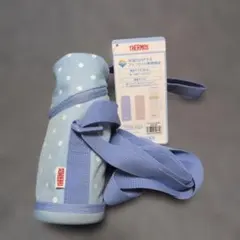 【新品】THERMOS 水筒カバー APG-352 ドットブルーのサムネイル