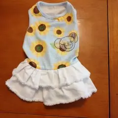 CRAZYBOO ひまわり柄ワンピース（Lサイズ）