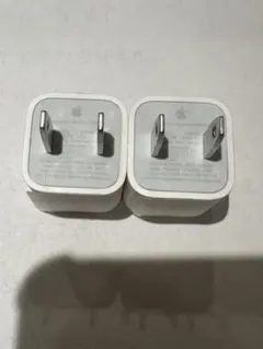 未使用　Apple 純正品 USB電源アダプター　5w 2個
