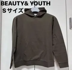 BEAUTY& YOUTH プルオーバーパーカー カーキ Sサイズのサムネイル