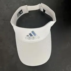 新品adidas ホワイト バイザー ワンサイズ