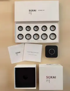 【美品】SOXAI RING2(12号／シルバー)サイジングキット付