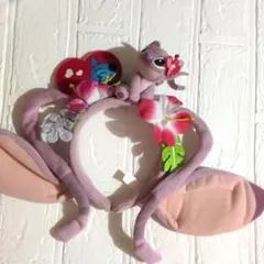 ディズニーリゾート　リロアンドスティッチ　エンジェル　カチューシャ