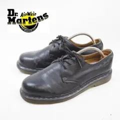 28cm ドクターマーチン 3ホール ローカット ブラック P4193