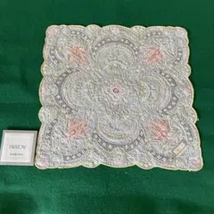 汕頭スワトウ手刺繍ハンカチ、ビンテージ、未使用