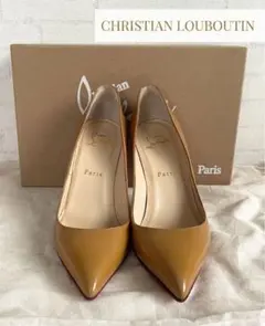 【正規品】Christian Louboutin パンプス 36 ベージュ 箱付