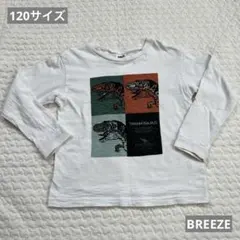 恐竜長袖Tシャツ　120サイズ