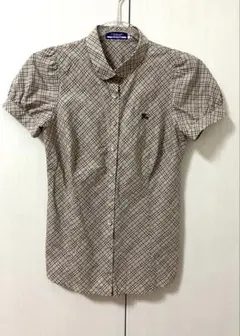 BURBERRY BLUELABEL ブラウス シャツ ノバチェック　綿100のサムネイル