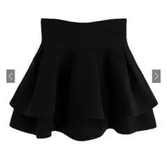 GRL フリージア インパン裏地付きフレアミニスカート gm772