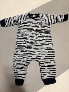 PETIT BATEAU ゼブラ柄ロンパース 12m