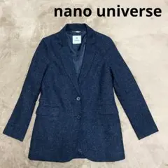 ナノユニバース ジャケット　ネップツイード