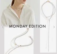 MONDAY EDITION ネックレス