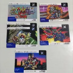 レトロ 当時物 カードダス SDガンダム ホログラムカード6枚セット