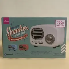 Bluetoothスピーカー(レトロタイプ) ピンク