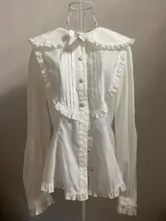 メタモルフォーゼ　Metamorphose ブラウス　シフォン ピンタックのサムネイル