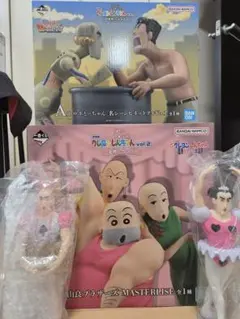 クレヨンしんちゃん 一番くじ　A賞　B賞+マカオ　ジョマ　プライズフィギュア