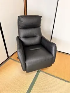 電動リクライニングチェア YEPC190006BK 本革 1人用 - メルカリ