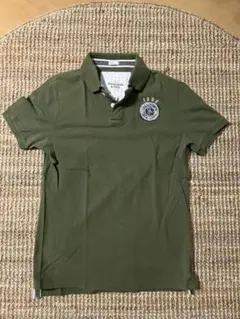 Abercrombie & Fitch ポロシャツ Mサイズ オリーブグリーン