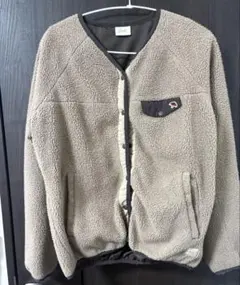 ブラウンベージュ ボア 上着 フリース