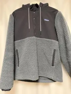 patagonia フリースジャケット M グレー/ブラック