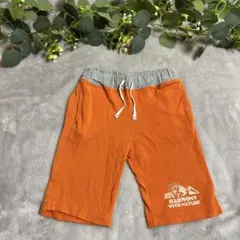 BREEZE オレンジ ハーフパンツ　120