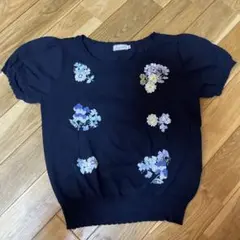 UNITED ARROWS フルーツ刺繍 半袖ニット UNITED ARROWS フルーツ刺繍 半袖ニット ネイビー - メルカリ