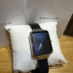 BERING スクエア クォーツ腕時計 ブラックのサムネイル