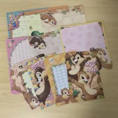 チップとデール レターセット 複数枚入り