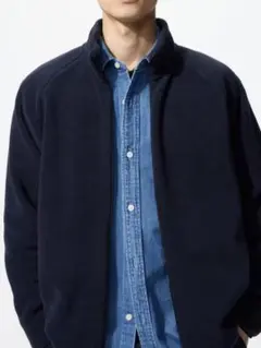 UNIQLO✨️ユニクロ(M)フリースジャケット ネイビー ユニセックス