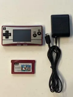 【美品】ゲームボーイミクロ マリオ 20th ファミコンバージョン ソフト付き