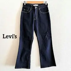 リーバイス シグネチャー デニムパンツ M 濃紺 インディゴ フレア ジーンズのサムネイル