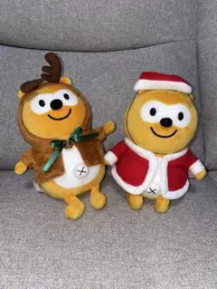 LAWSON ポンタ　ぬいぐるみ　サンタ　トナカイ　クリスマス　限定 非売品 2025年最新】ポンタ ぬいぐるみ ローソンの人気アイテム - メルカリ