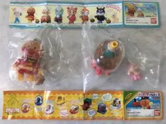 ガシャポン　アンパンマン２種　【アンパンマントレイン３&チキチキアンパンマン３】