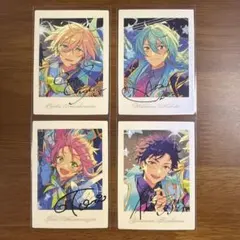 あんスタ　ぱしゃっつ　特典　fine 天祥院英智　日々樹渉　姫宮桃李　弓弦　4枚