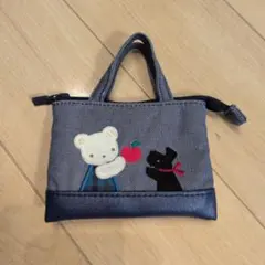 familiar　ミニデニムバック